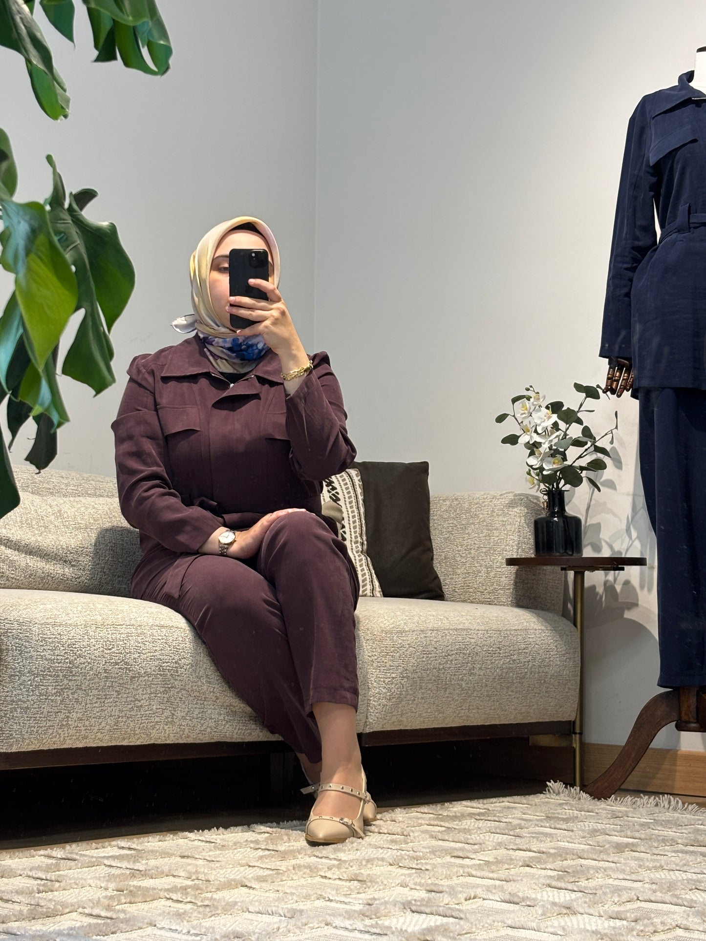 Jupe Kemer Detaylı Takım