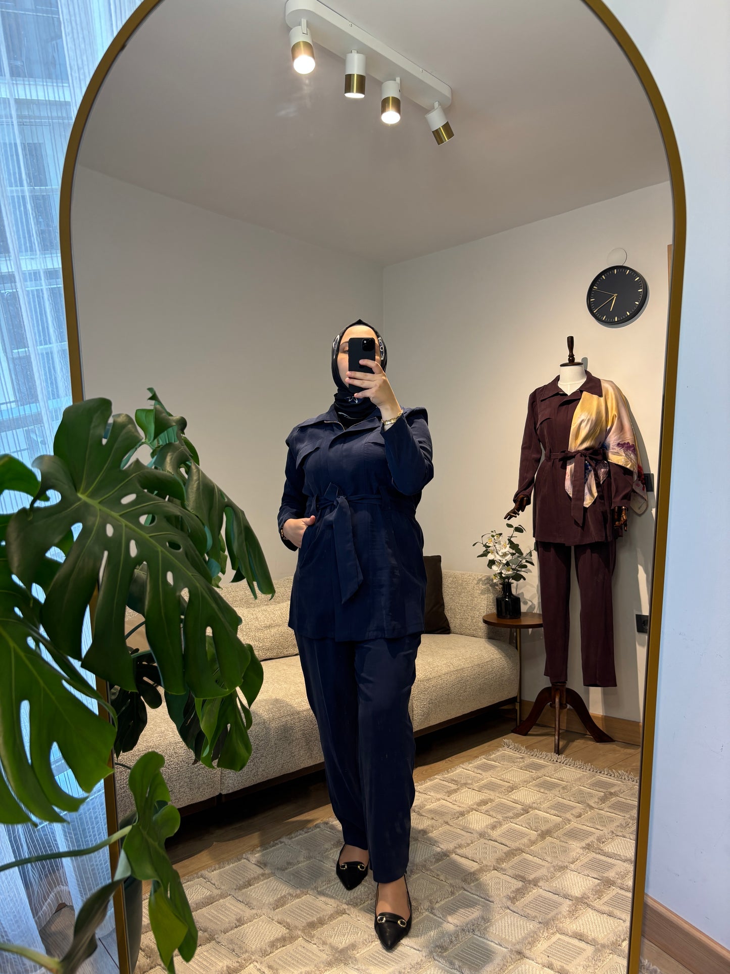 Jupe Kemer Detaylı Takım