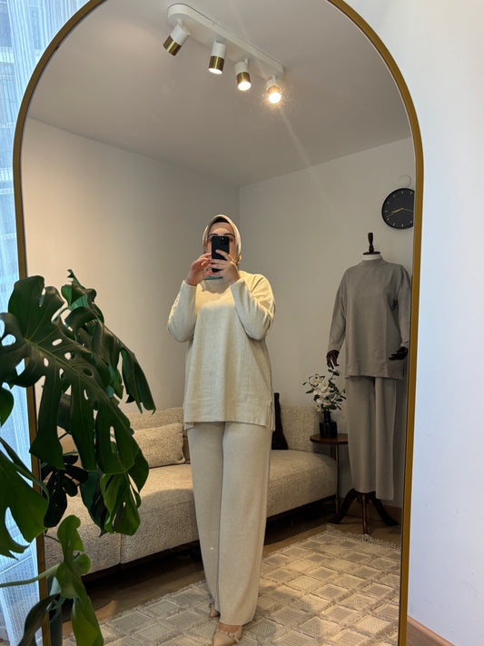 Liva Taş Rengi Sim Detaylı Takım