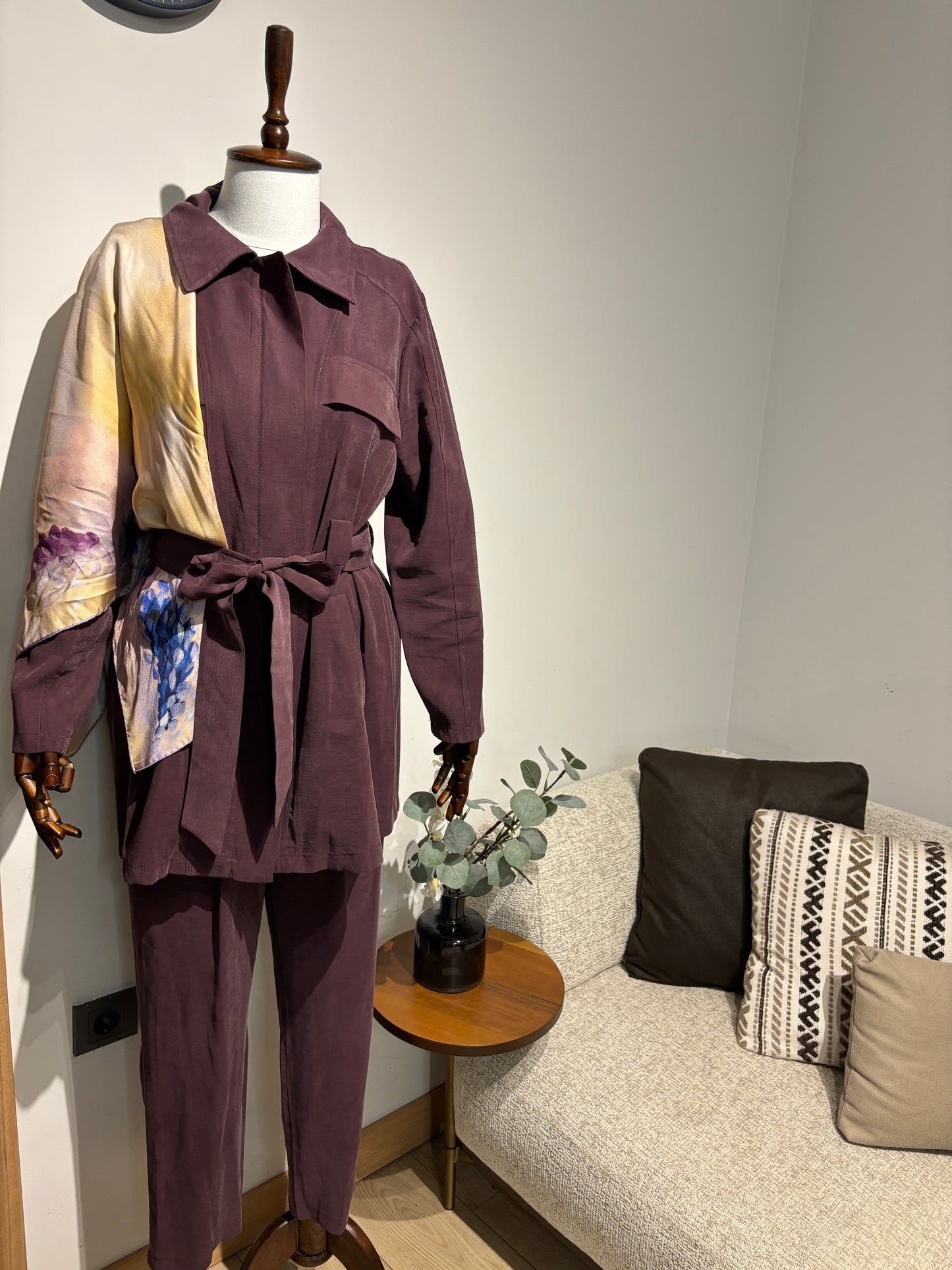 Jupe Kemer Detaylı Takım